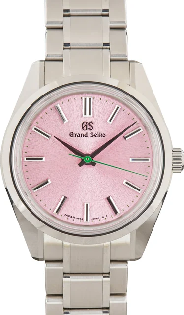 Grand Seiko Heritage Collection Ref SBGW313 Pink Dial USA exclusive kol saati