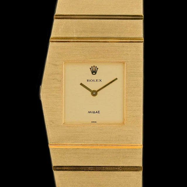 Rolex King Midas ref.3580 2nd-series from 1974 kol saati