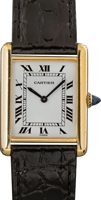 Cartier Tank White Roman Dial 81570523 kol saati