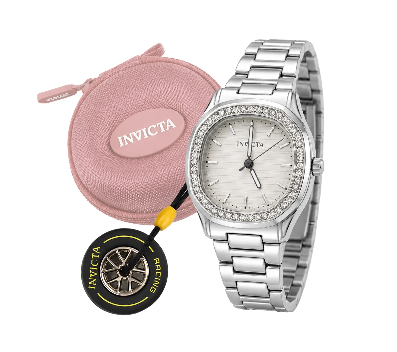 Invicta Set Wildflower Special Edition Watch - 32mm, Silver (001-GA-L-500) 32 mm kol saati