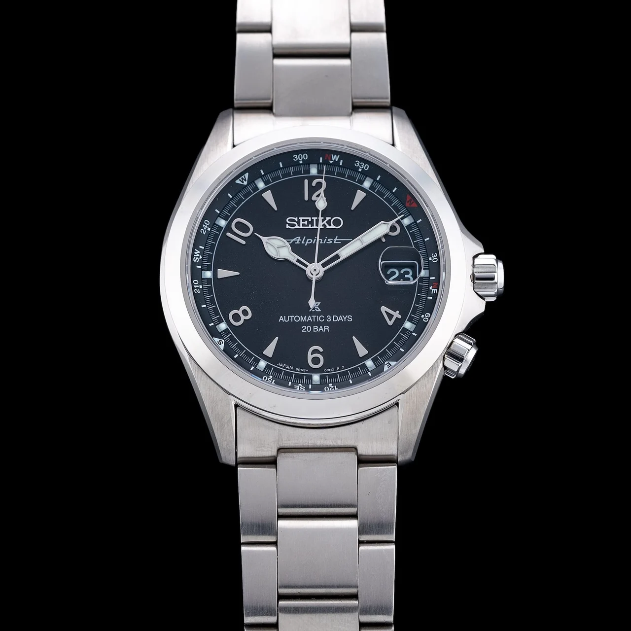 Seiko Prospex Alpinist Black Dial 210009N39374 kol saati