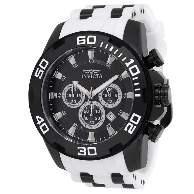 Invicta Pro Diver SCUBA Watch - 50mm, White, Black (44549) kol saati