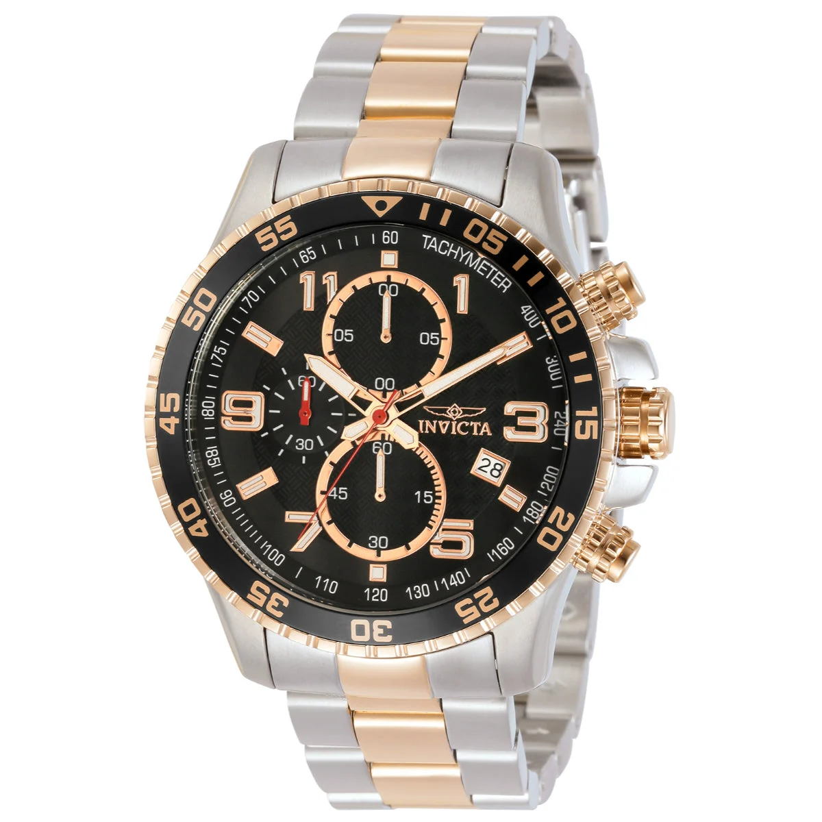 Invicta Specialty Fortitude Watch - 45mm. Steel. Rose Gold (14877) 45 mm kol saati