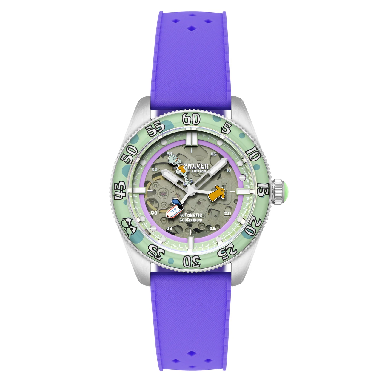 Croft Mid-size Skeleton Automatic Sour Seconds SP-5152-04 kol saati
