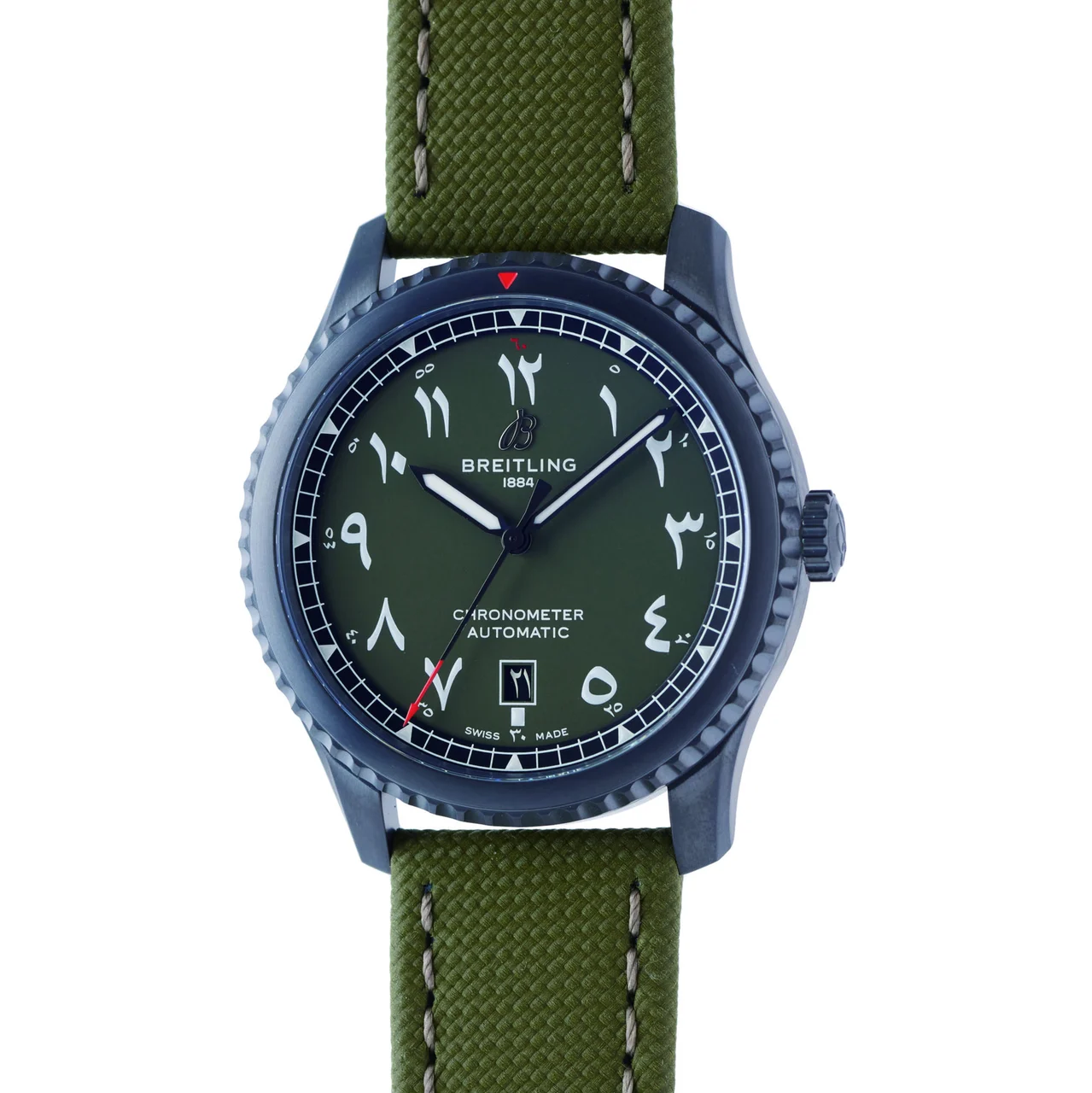 Breitling BREITLING REF M173153A1L1X1; LIMITED EDITION; "AVIATOR 8"; STAINLESS STEEL kol saati