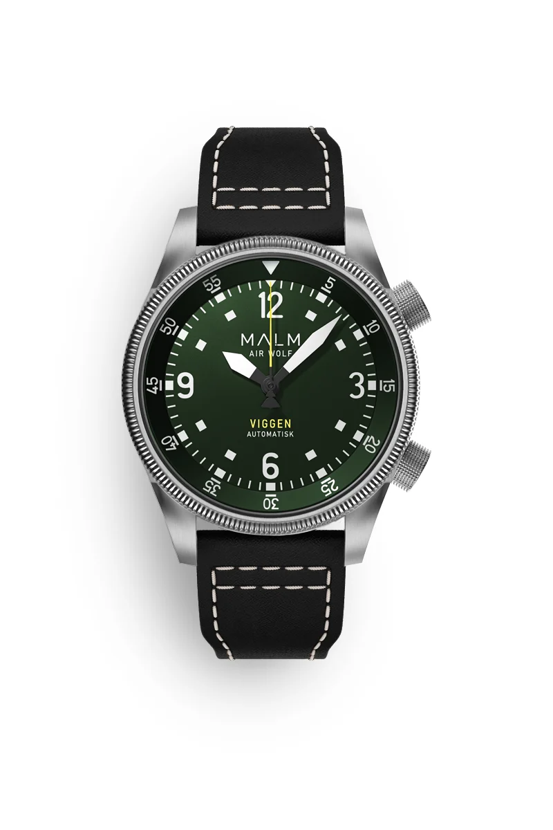 MALM watches Air Wolf Viggen MW-AW37GRESW200 40 mm kol saati