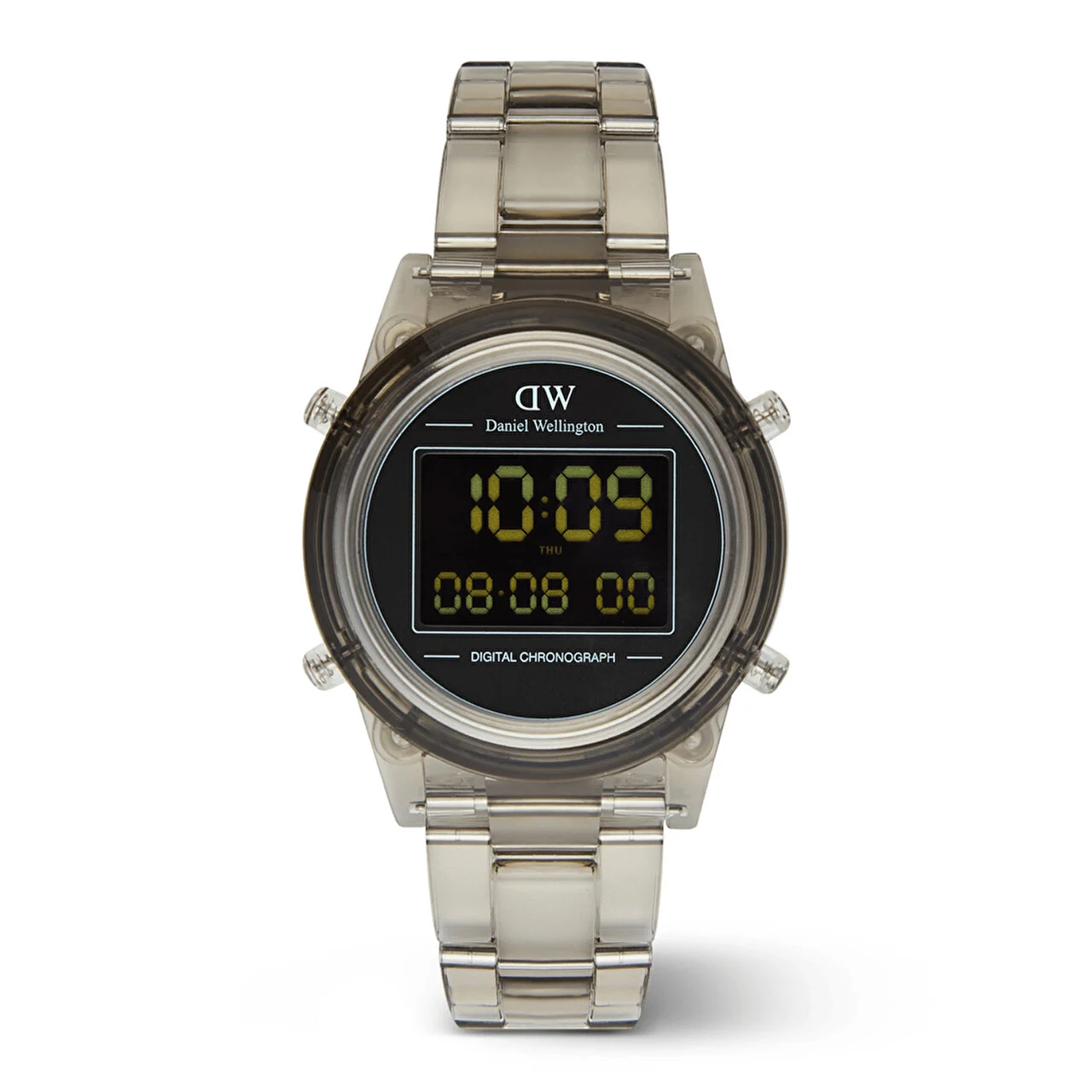 DANIEL WELLINGTON Retro Digital Light Grey DW00600760 36 mm kol saati