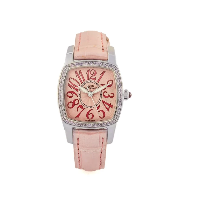 Jeanrichard Ref. 26006, ’s, self-winding, centre-seconds, pink dial; stainless steel and k