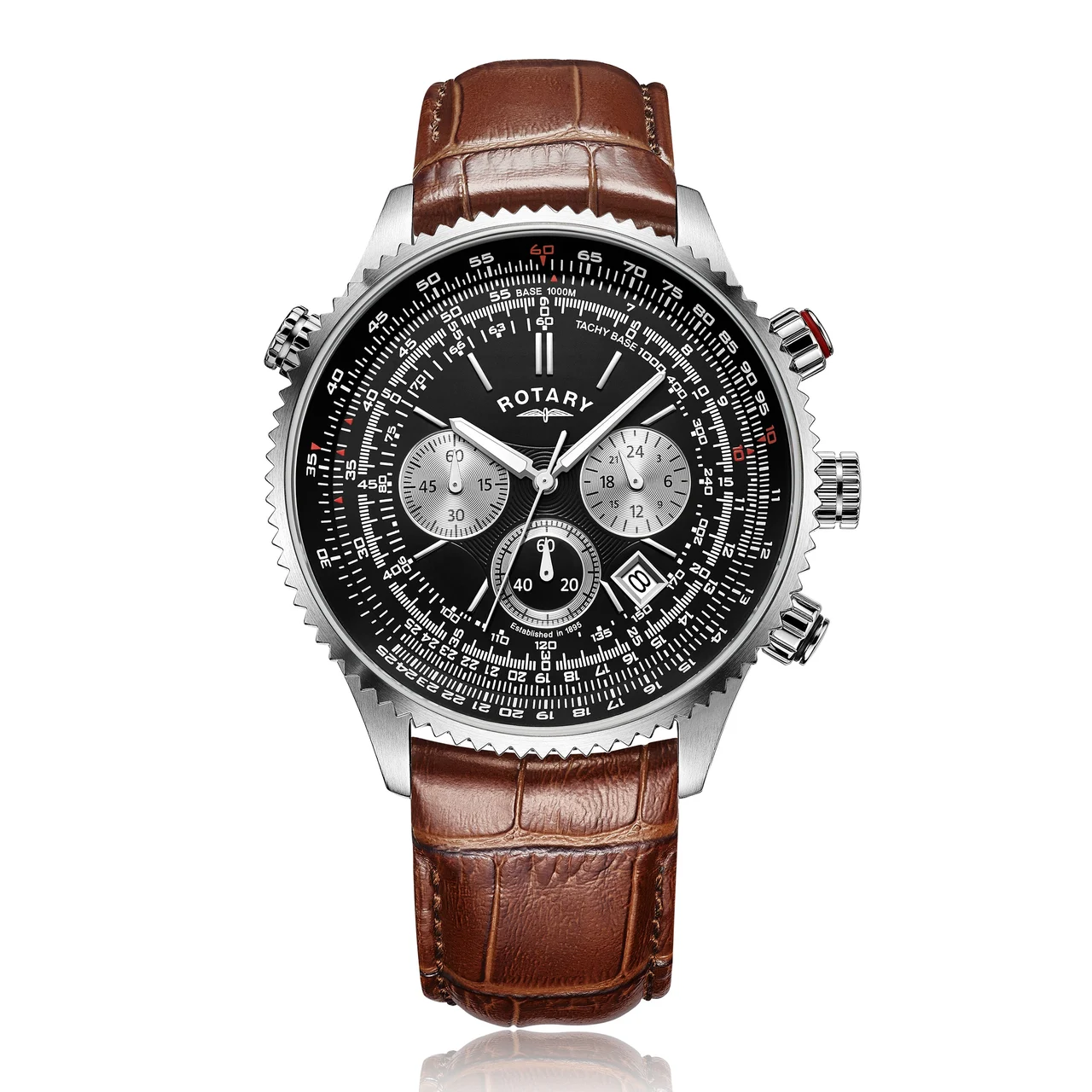 Rotary GS00100/04/BRN 42 mm kol saati