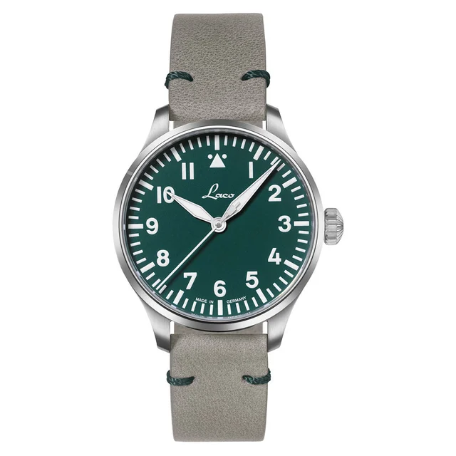 Laco Limited Edition Augsburg Grun 39mm Watch #862189 kol saati