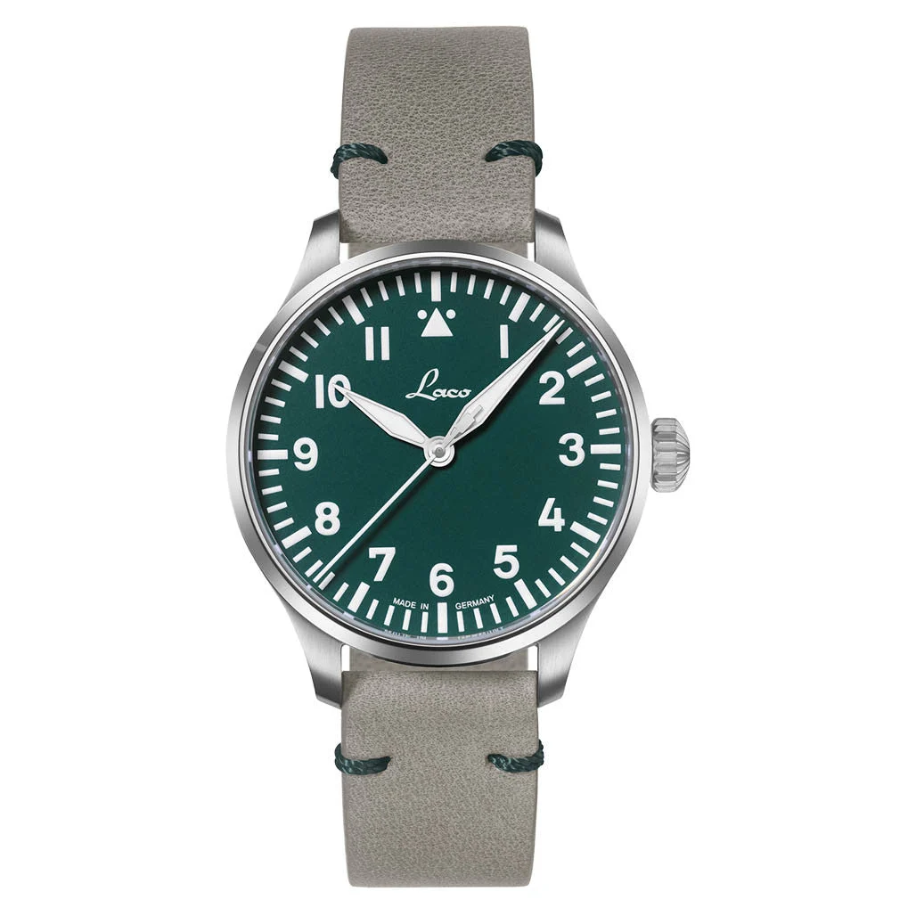Laco Limited Edition Augsburg Grun 39mm Watch #862189 39 mm kol saati