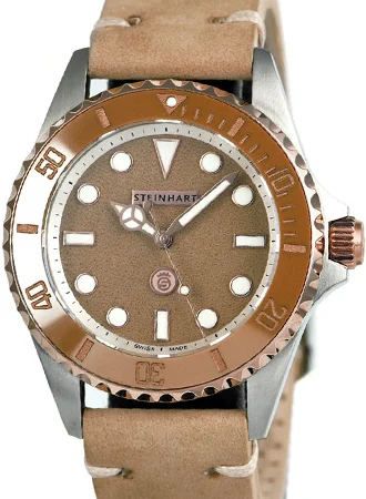 Steinhart Ocean 39 Beige Ceramic 103-1021/ST kol saati