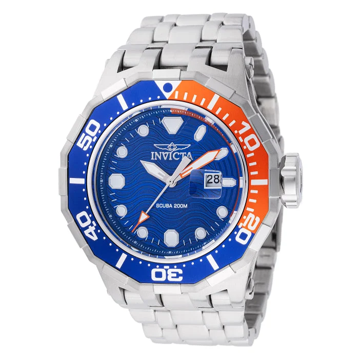 Invicta Pro Diver Wave Watch - 52mm. Steel (47843) 52 mm kol saati