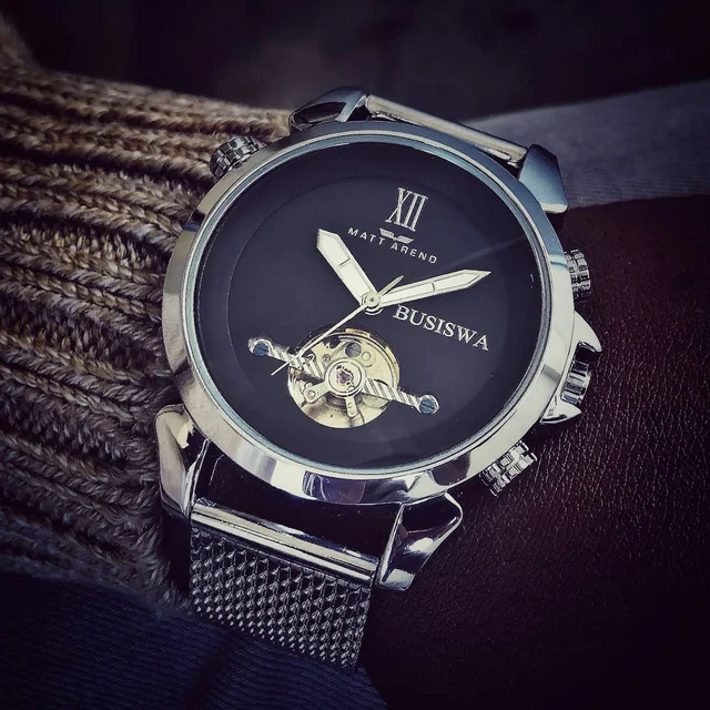 Matt Arend Andaluz Silver / Black MA 840 Andaluz Silver / Black kol saati