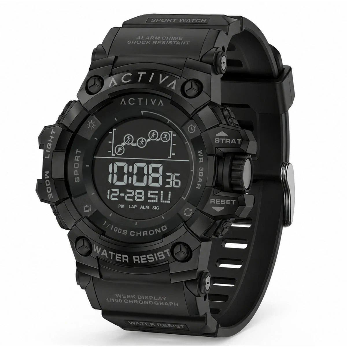 Activa Summit X Invicta Digital Watch - 50mm. Black (ACW8082-027) 50 mm kol saati