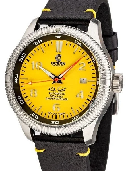 Ocean Crawler Champion Diver Swiss Automatic Watch with AR Sapphire Crystal #CD-225 kol sa