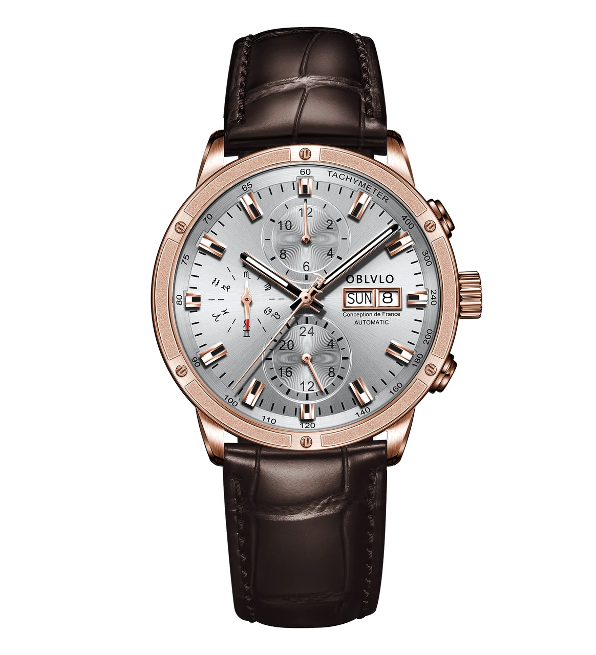 OBLVLO Series CM2-PWW 42 mm kol saati