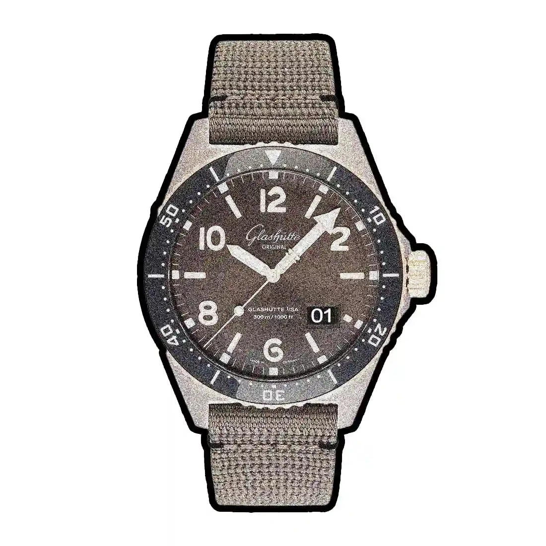Glashutte Original SeaQ 37149 43 mm kol saati