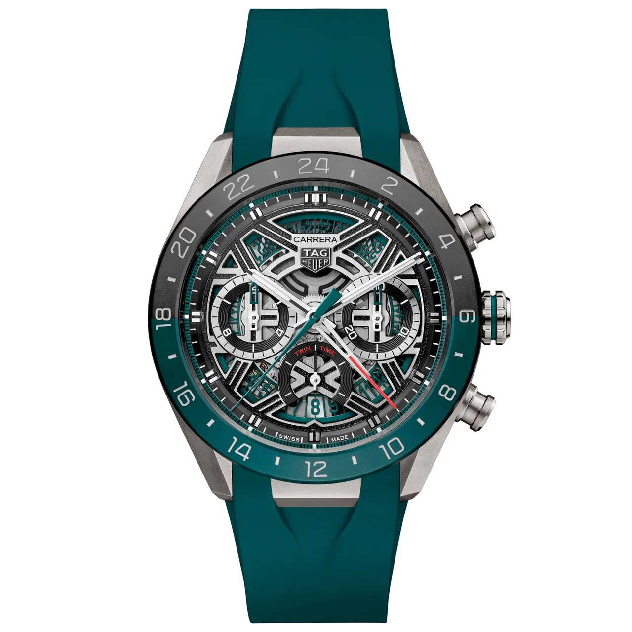 Tag Heuer Carrera Chronograph Extreme Sport Twin-Time CBU2084.FT6297 44 mm kol saati