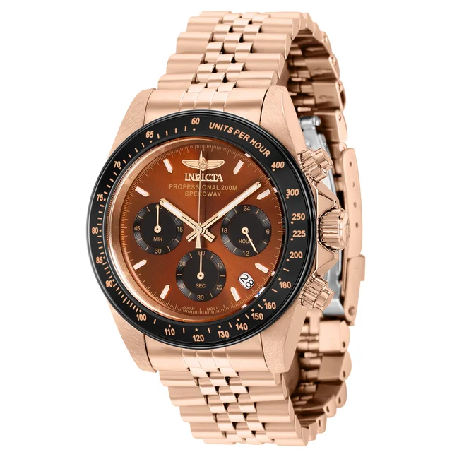 Invicta Speedway Velisque Watch - 39.5mm, Rose Gold (ZG-36736) kol saati