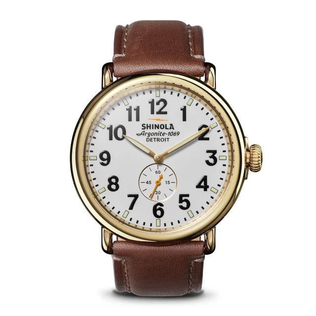 Shinola The Runwell S0120266281-1-Wht-47-USA kol saati