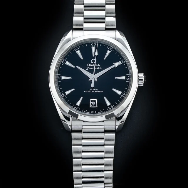 OMEGA Seamaster Aqua Terra 150M 41mm Black Steel on Bracelet 210009N29449 kol saati