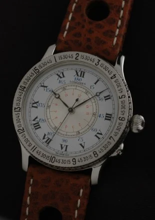 Longines Charles Lindbergh Chronograph 37 mm kol saati