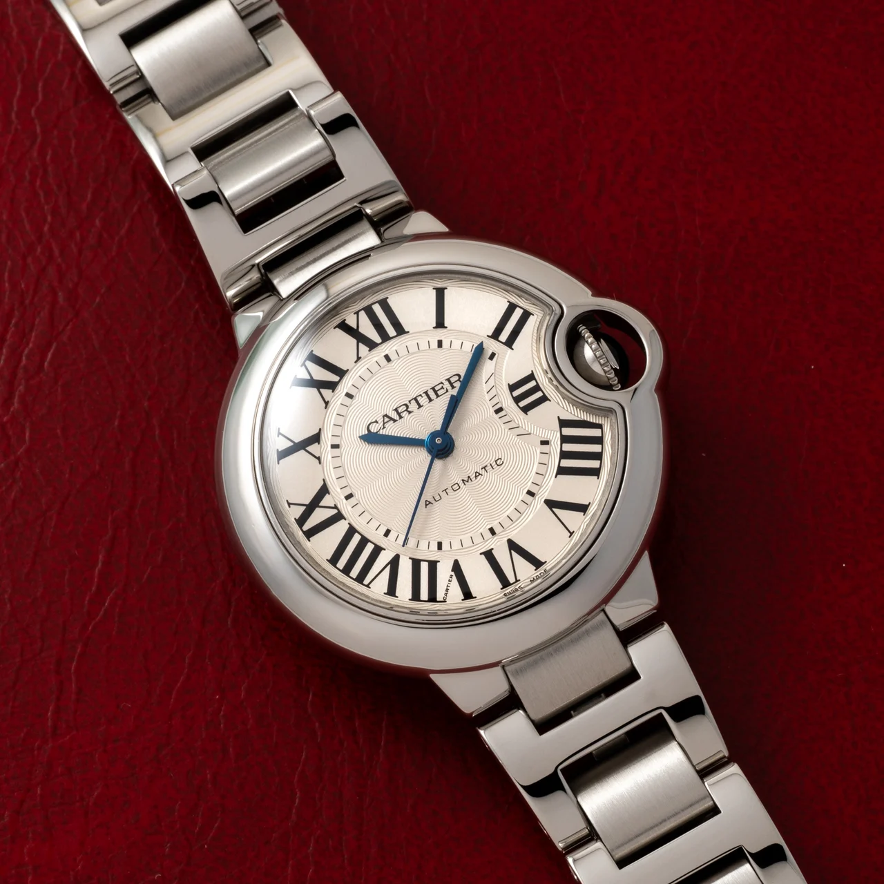 Cartier Ballon Bleu 40950510 33 mm kol saati