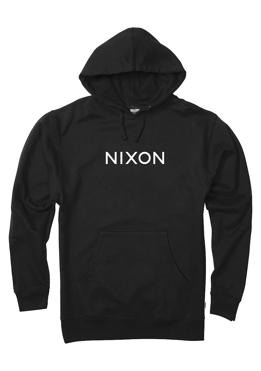 Nixon US Wordmark Hoodie - Black S2751-000-02 kol saati