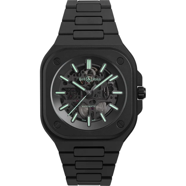Bell & Ross Skeleton Black Lum Ceramic Limited Edition BR05A-BLM-SKCE/SCE kol saati