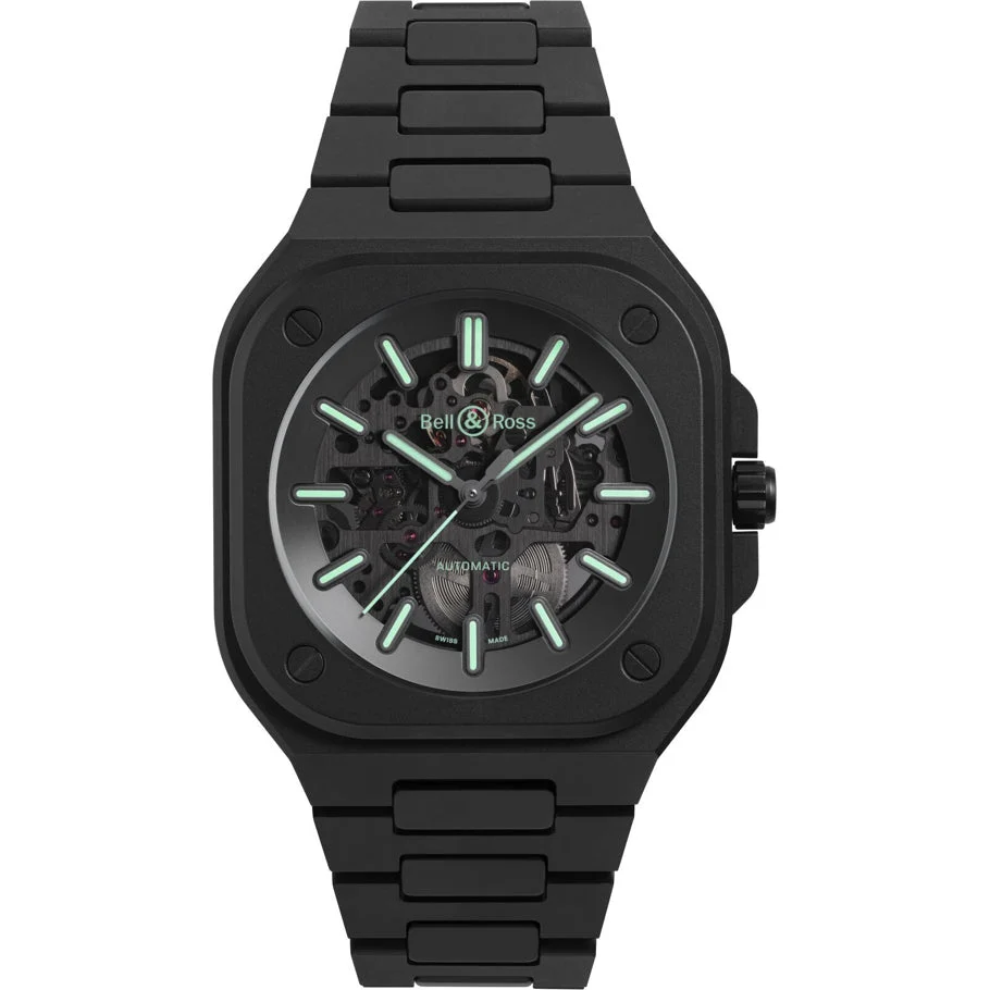 Bell & Ross Skeleton Black Lum Ceramic Limited Edition BR05A-BLM-SKCE/SCE kol saati