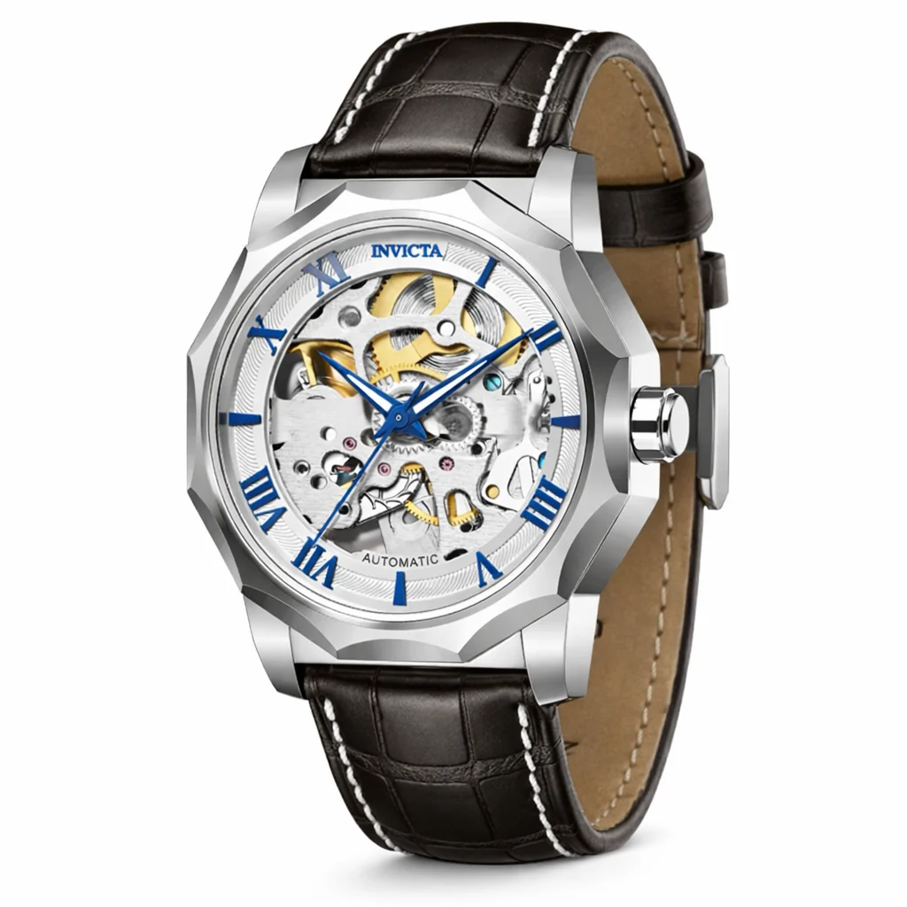 Invicta Objet D Art Epigraph Automatic Watch w/ Skeleton Dial - 42mm, Black (69127) 42 mm kol saati