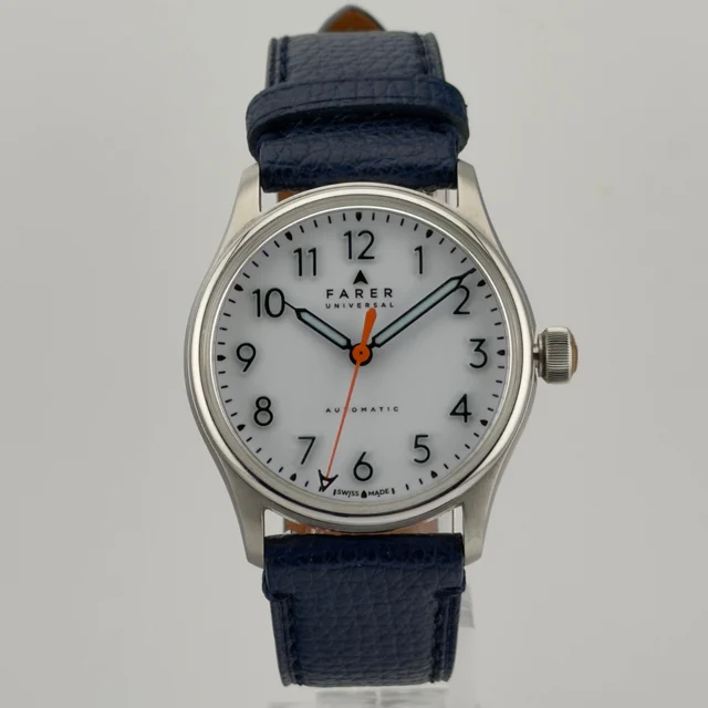 Farer Resolute 36mm — White Dial kol saati