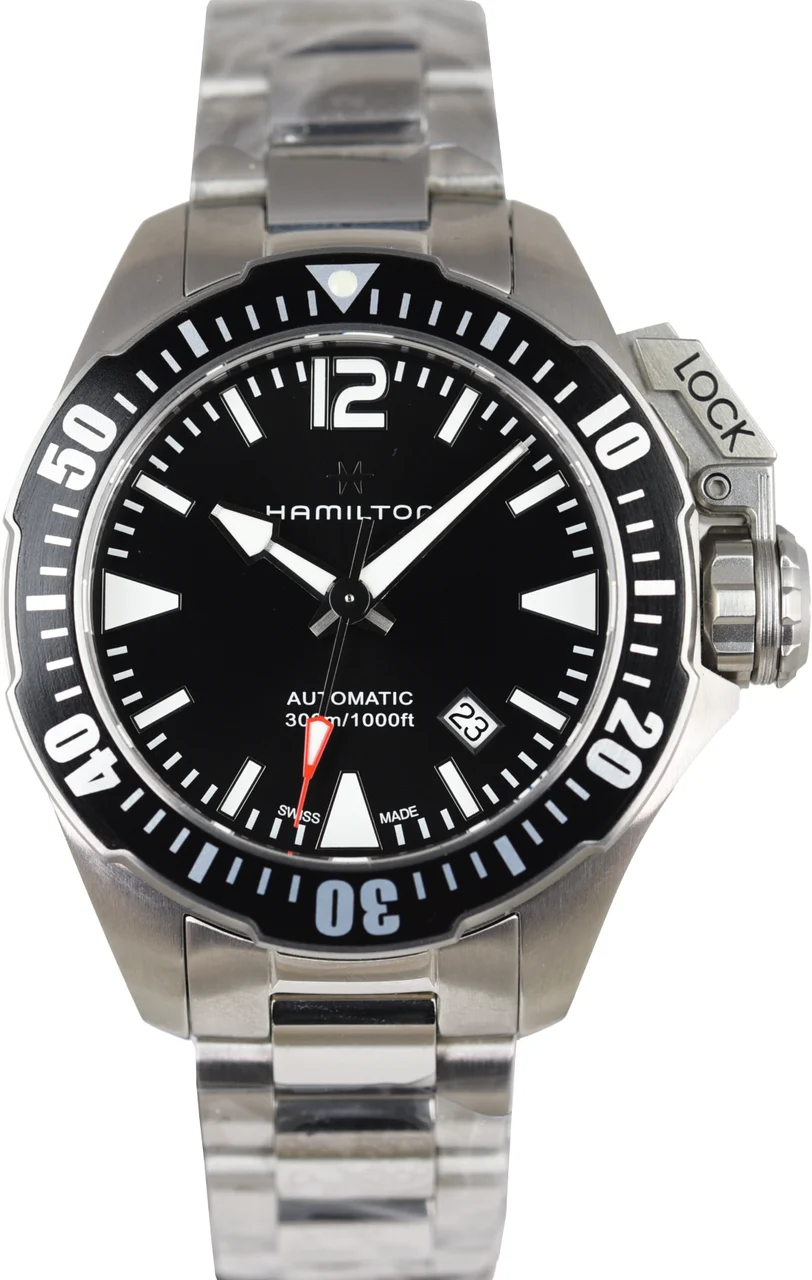Hamilton Khaki Navy Frogman PRE2187 42 mm kol saati