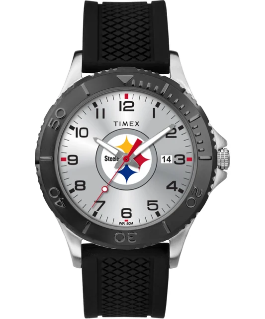 Timex Gamer Black Pittsburgh Steelers TWZFSTEMD kol saati