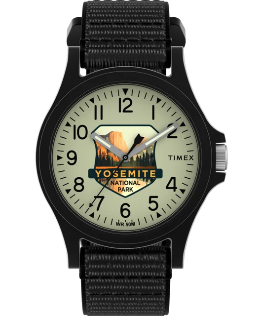 Timex Yosemite National Park 40mm Fabric Strap Watch TW2Y58900 kol saati