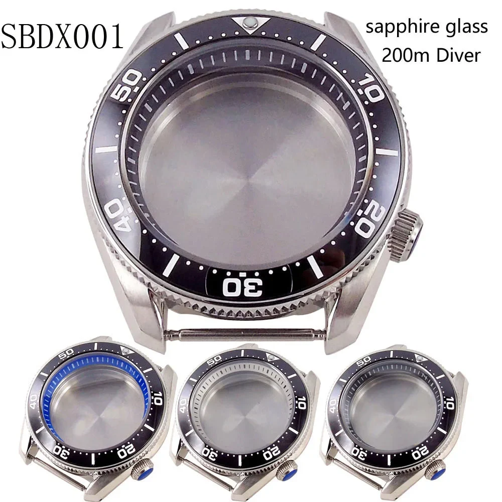 Tandorio Domed Sapphire Glass 20ATM Diver Watch Part SBDX001 Case fit NH35 NH36 ETA2824 Auto For Men Watch 3.8 o'clock 14:175#model3;200000046:201718821#ETA2824 PT5000 42.5 mm kol saati