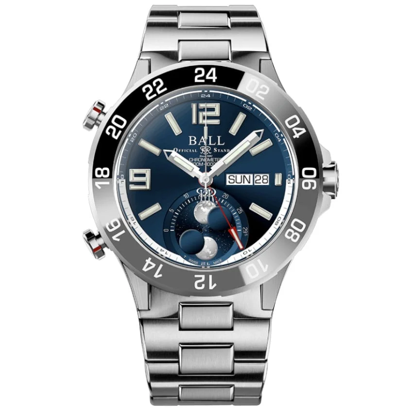 Ball Roadmaster Marine GMT Moon Phase DG3220A-S9C-BE kol saati