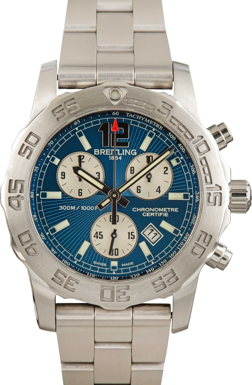 Breitling Colt Chronograph Stainless Steel A73387 44 mm kol saati
