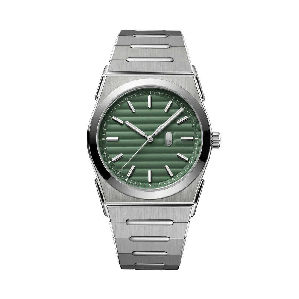 Louis Erard Forest Green on Bracelet 35123TA03.BMT12 40 mm kol saati