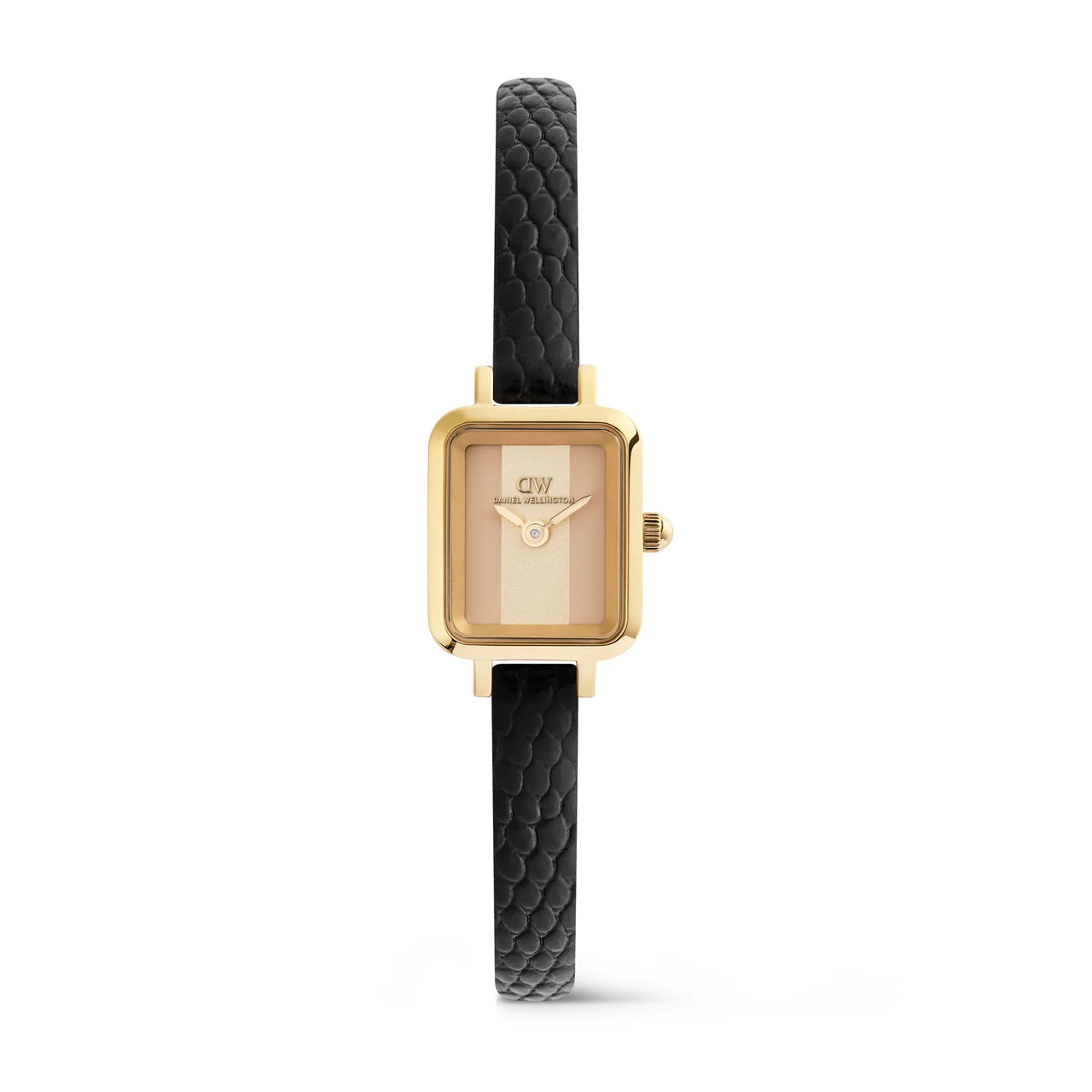 DANIEL WELLINGTON Quadro Mini Black Lizard Conwy Gold DW00100957 kol saati
