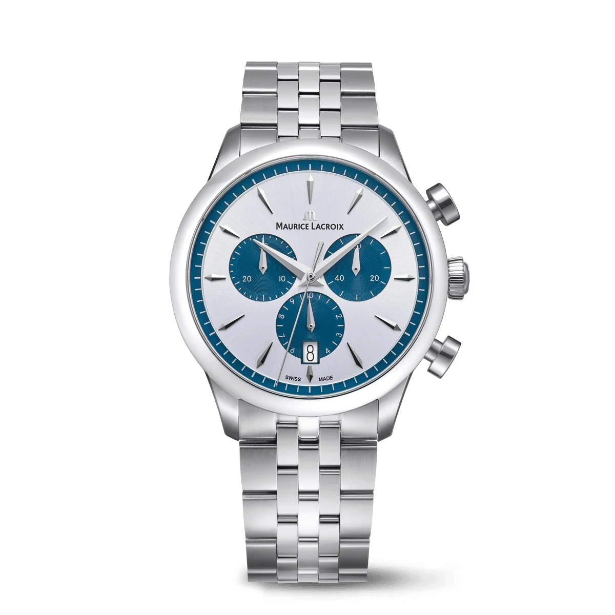 Maurice Lacroix Quartz Chronograph 40MM 751038-SS002-131-1 40 mm kol saati