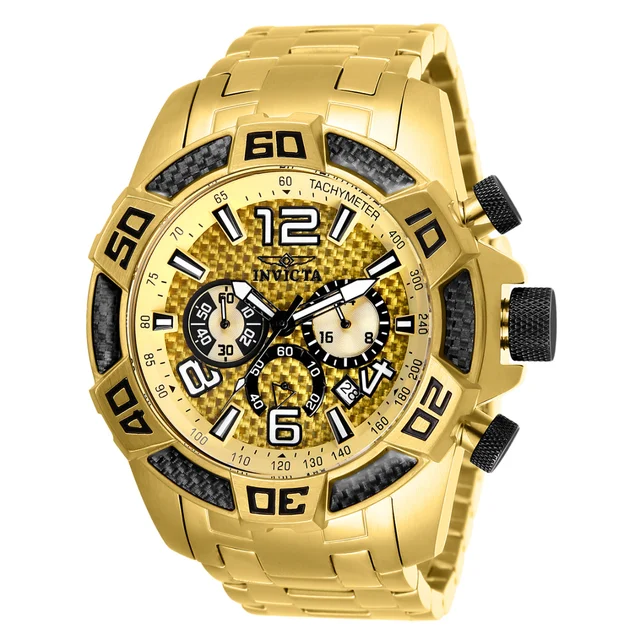 Invicta Pro Diver SCUBA Watch - 50mm, Gold (25854) kol saati