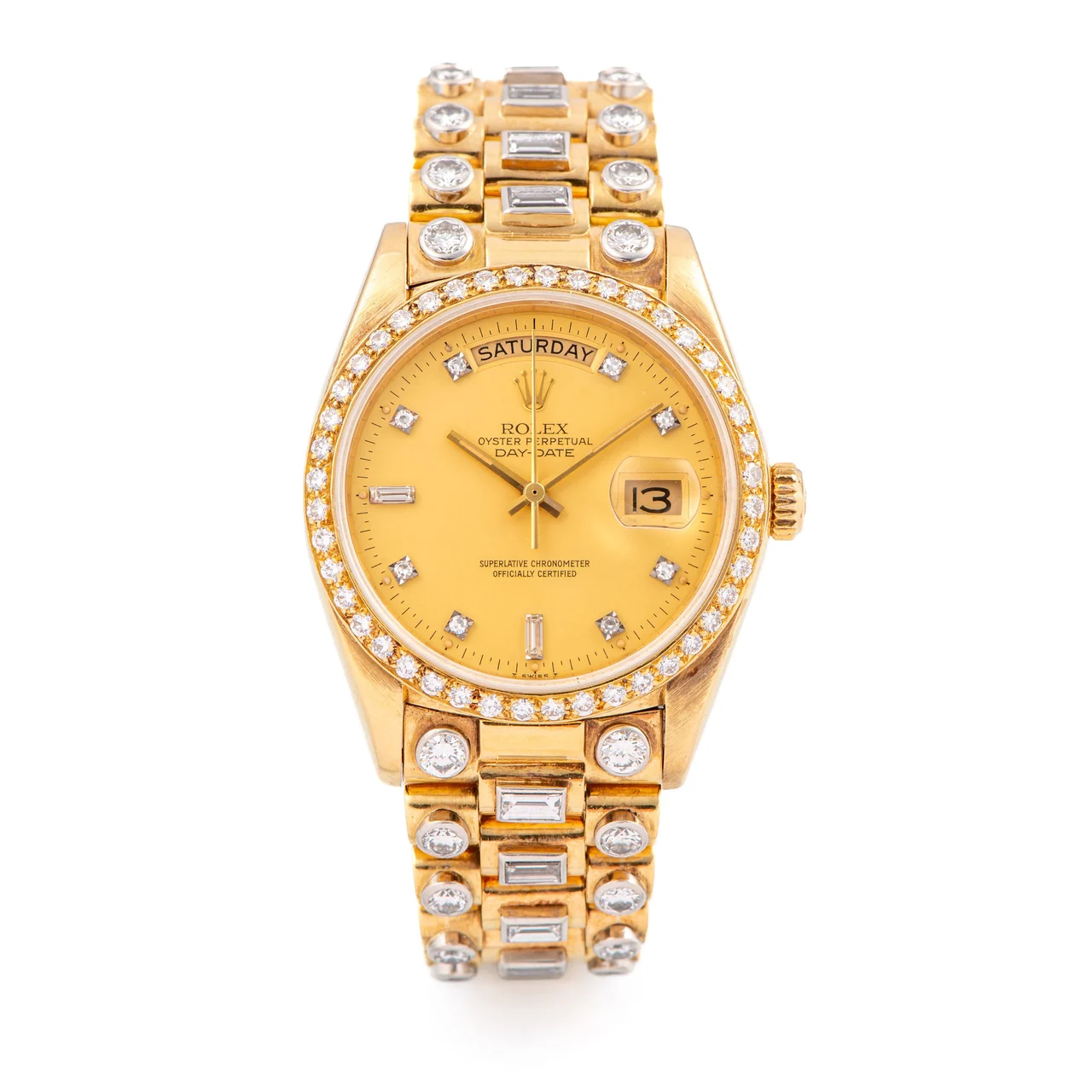Rolex ROLEX REF. 18048 DAY-DATE, RUBY AND 36 mm kol saati