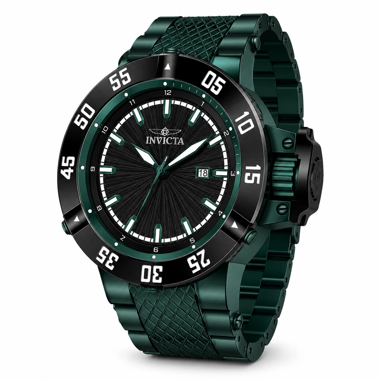 Invicta Subaqua Noma III Watch - 50mm, Green (50793) 50 mm kol saati