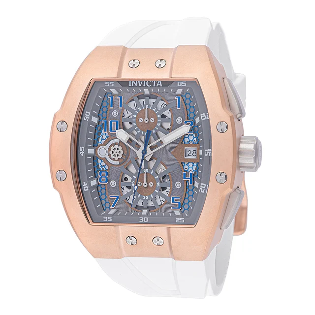 Invicta Racing Gridlock Watch - 47mm. White (48028) kol saati
