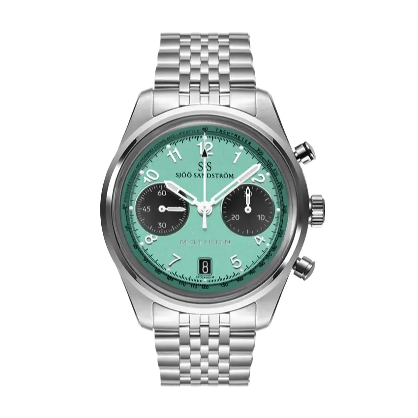 Sjöö Sandström Royal Steel Chronograph 022207 40 mm kol saati