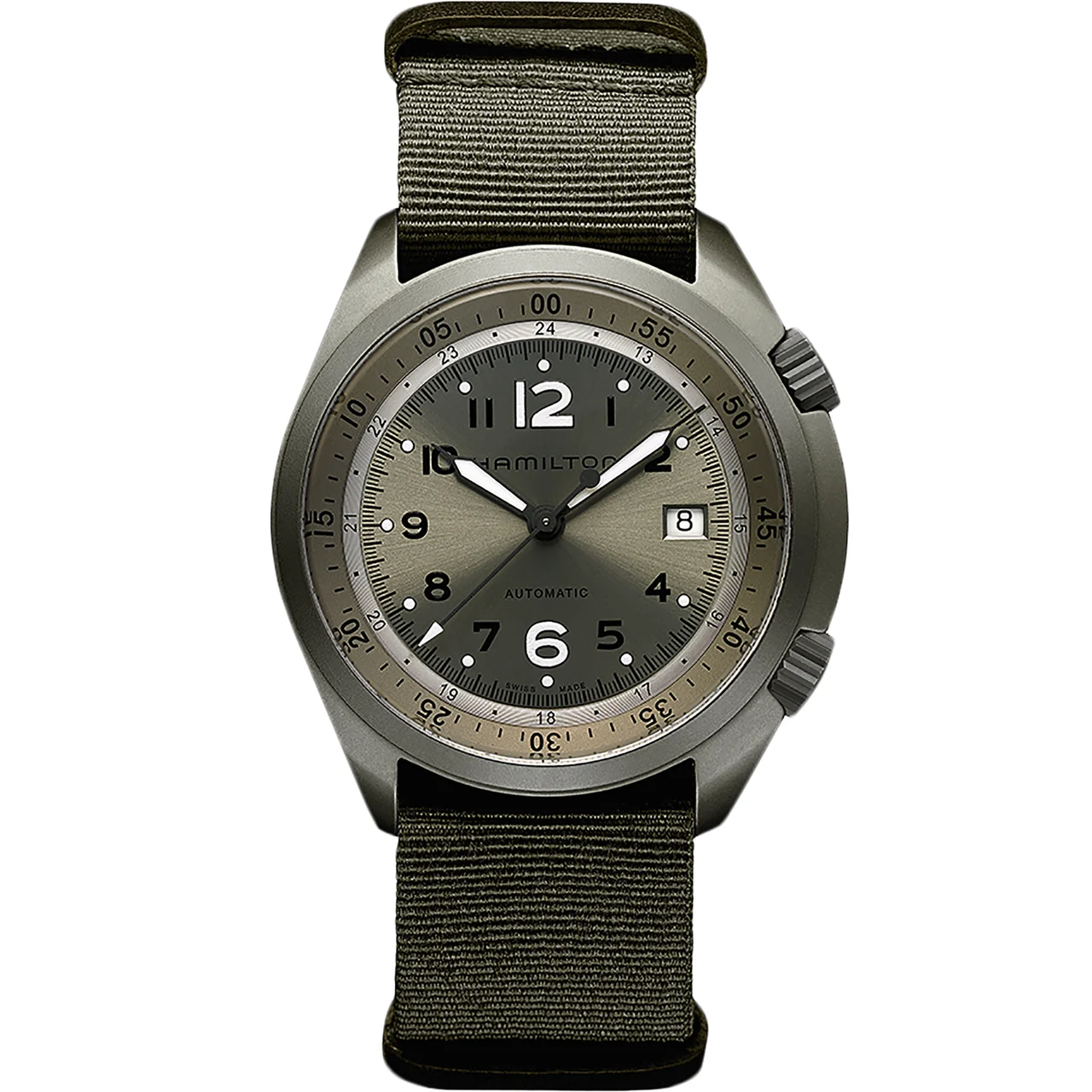 Hamilton Khaki Aviation Pilot Pioneer Aluminium H80405865 41 mm kol saati