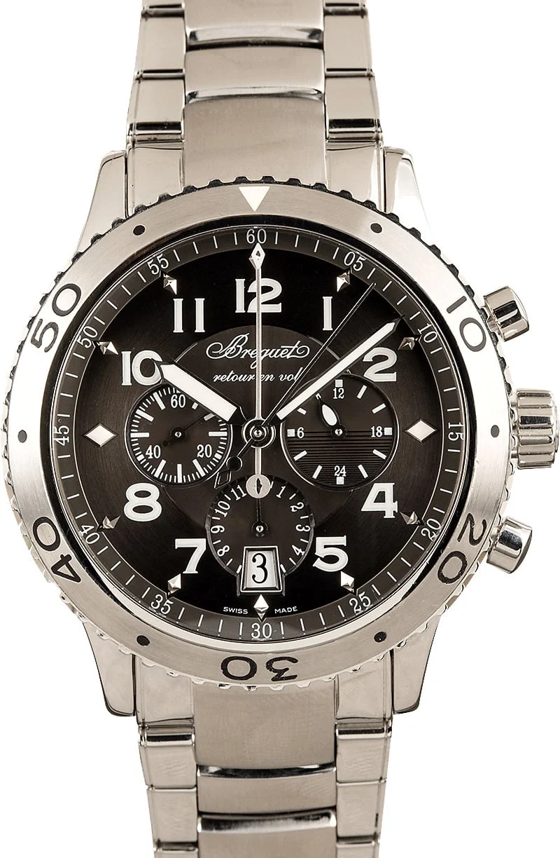 Breguet Type XXI Flyback BRG3810ST92SZ9 15 mm kol saati