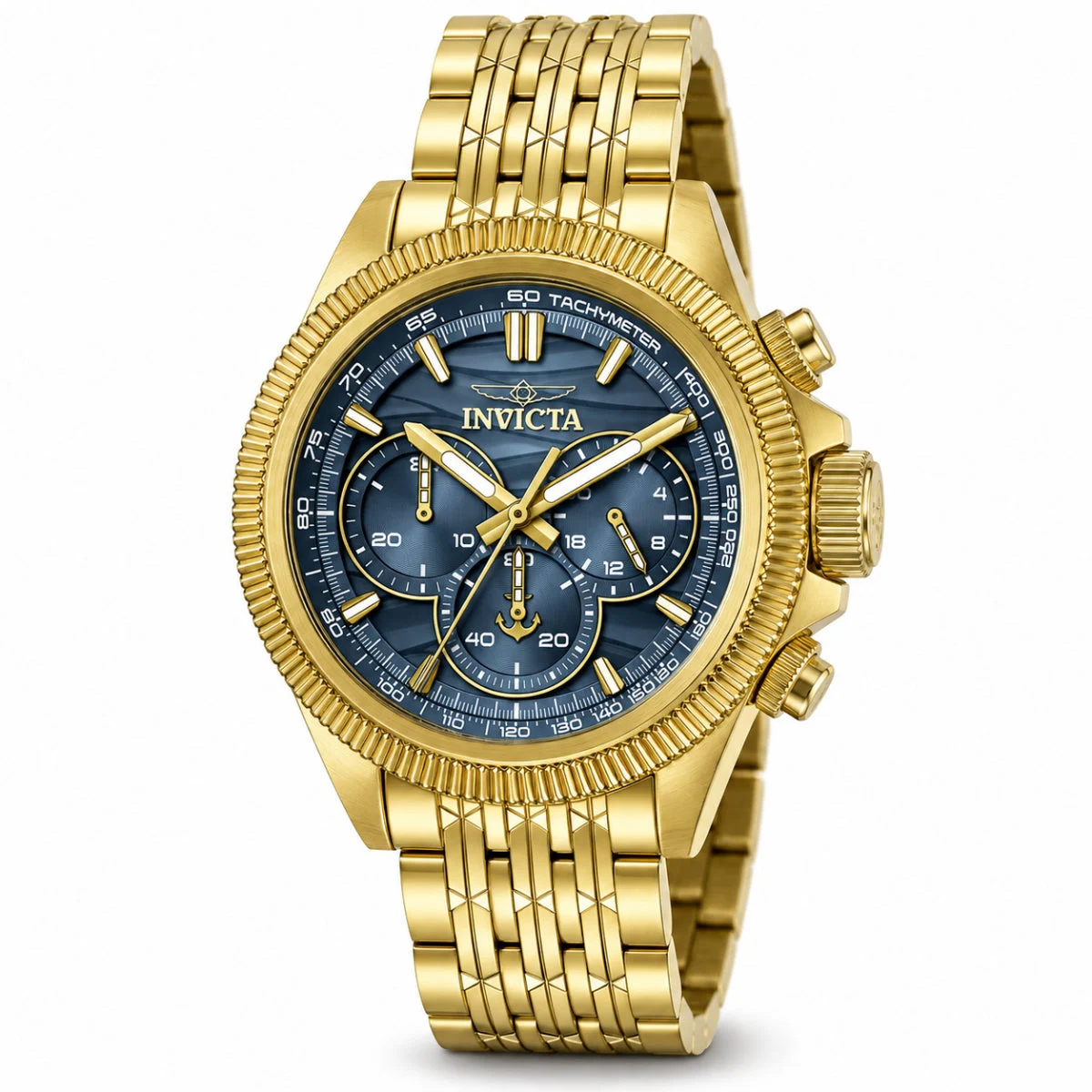 Invicta Sea Base Rhythmox Watch - 48mm, Gold (51093) 48 mm kol saati
